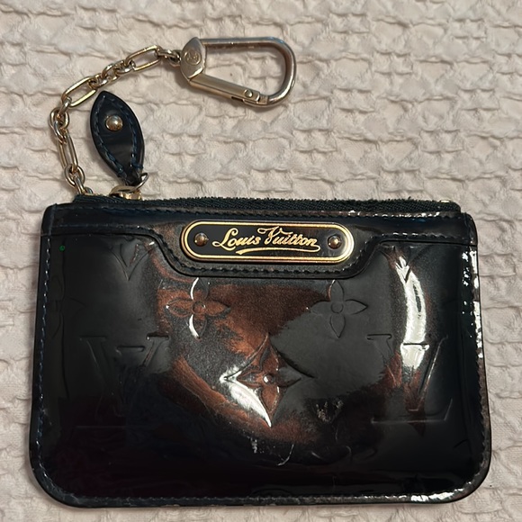 COPY - Louis Vuitton zip key pouch Vernis  pouch card wallet an issue - Picture 2 of 12